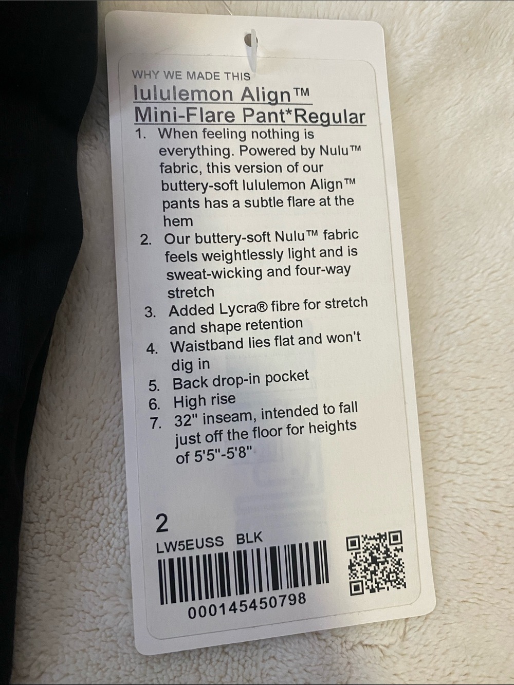 lululemon athletica Black Zip-Up Jacket and High-Waist Cropped Leggings Set - Picture 3 of 5